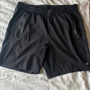 Eddie Bauer Black Athletic Shorts Moisture-Wicking Lightweight